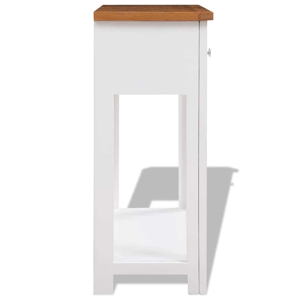 Console Table Side Table Entryway Table Solid Oak Wood Y5181