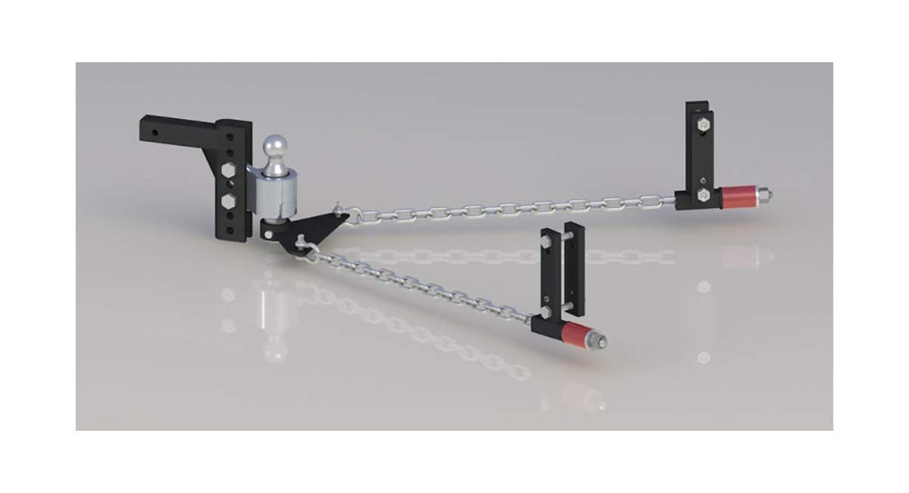Weight Distribution Hitch 2 Inch Shank 8 Inch Drop 2 Inch Ball U83077