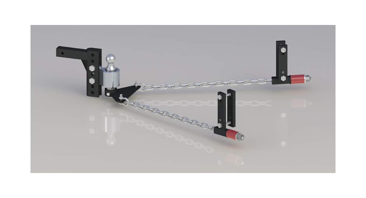 Weight Distribution Hitch 2 Inch Shank 8 Inch Drop 2 Inch Ball U83077