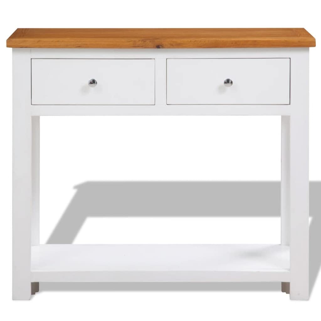 Console Table Side Table Entryway Table Solid Oak Wood Y5181