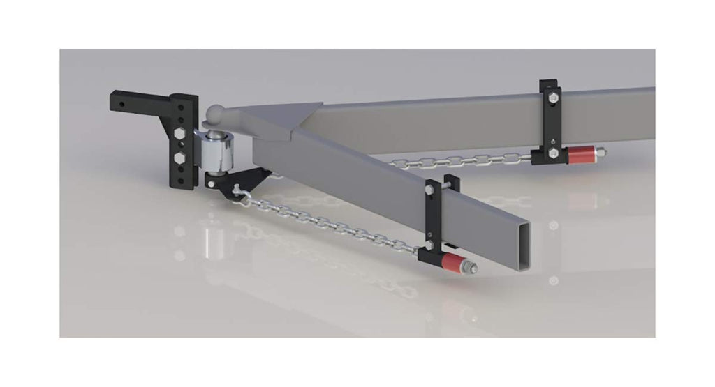 Weight Distribution Hitch 2 Inch Shank 8 Inch Drop 2 Inch Ball U83077