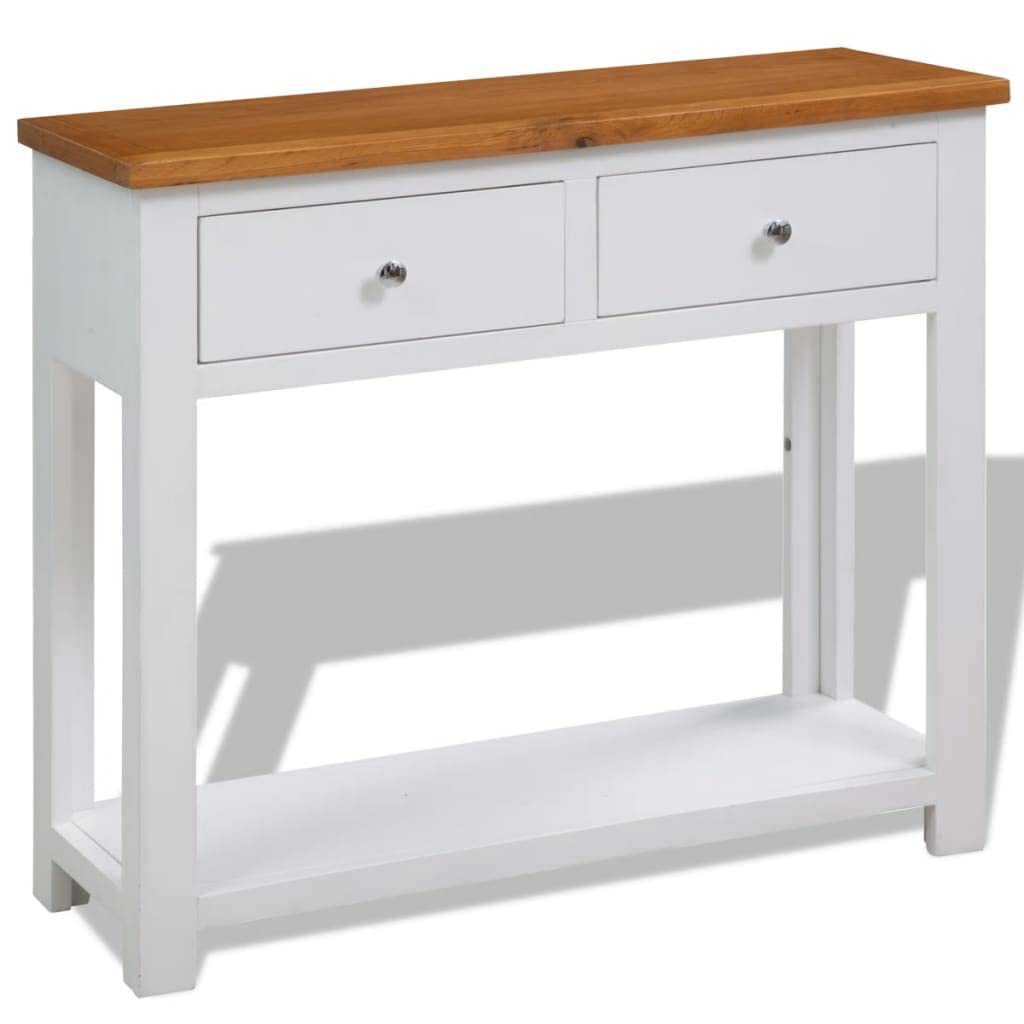 Console Table Side Table Entryway Table Solid Oak Wood Y5181