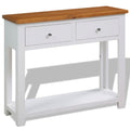 Console Table Side Table Entryway Table Solid Oak Wood Y5181