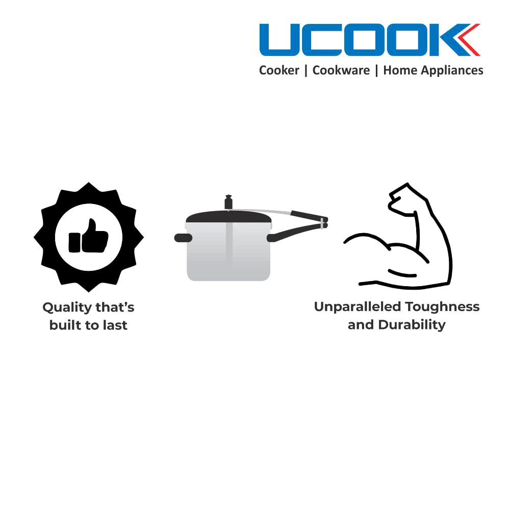 3 Litre Triply Stainless Steel Induction Pressure Cooker I58143