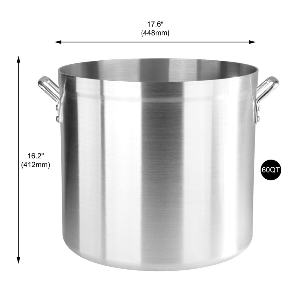 60 Qt Aluminum Stock Pot A6506
