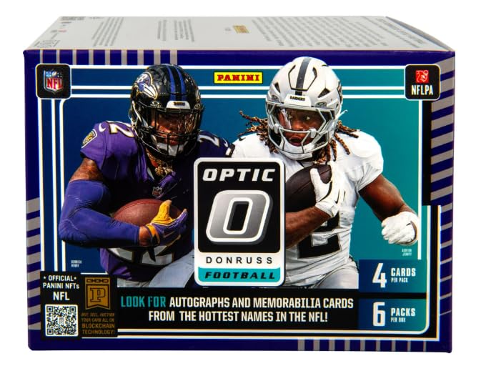 2025 Optic Football Blaster Box Purple Shock 24 Cards N6724