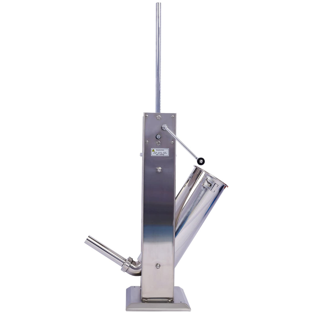 Manual Stainless Steel 15LB Sausage Stuffer with 4 Stuffing Tubes O710553