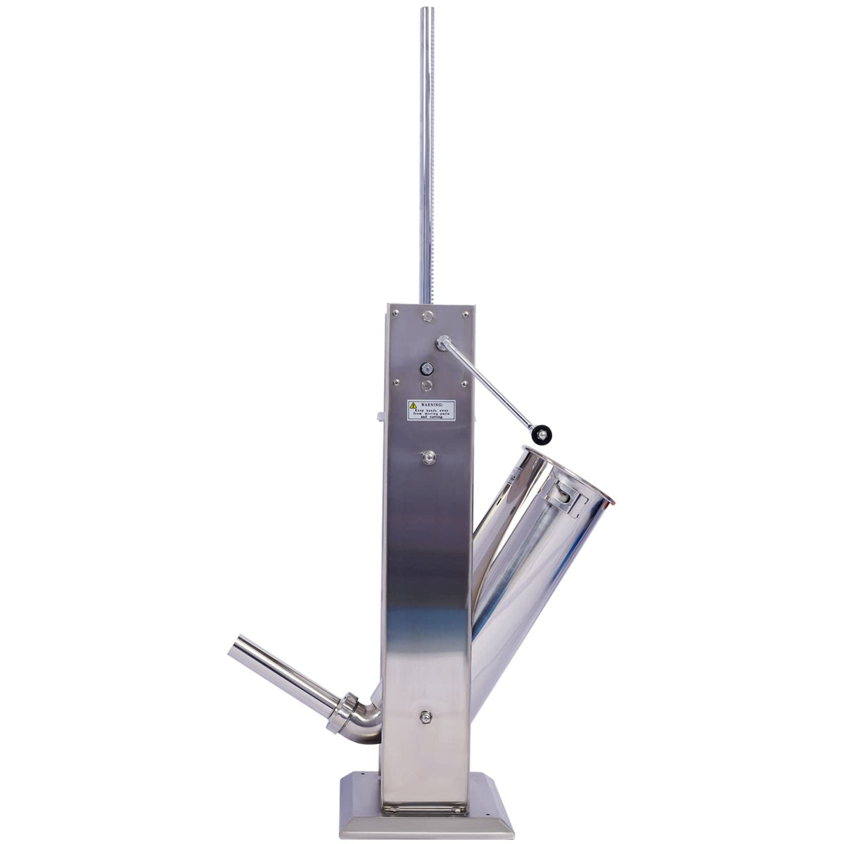 Manual Stainless Steel 15LB Sausage Stuffer with 4 Stuffing Tubes O710553