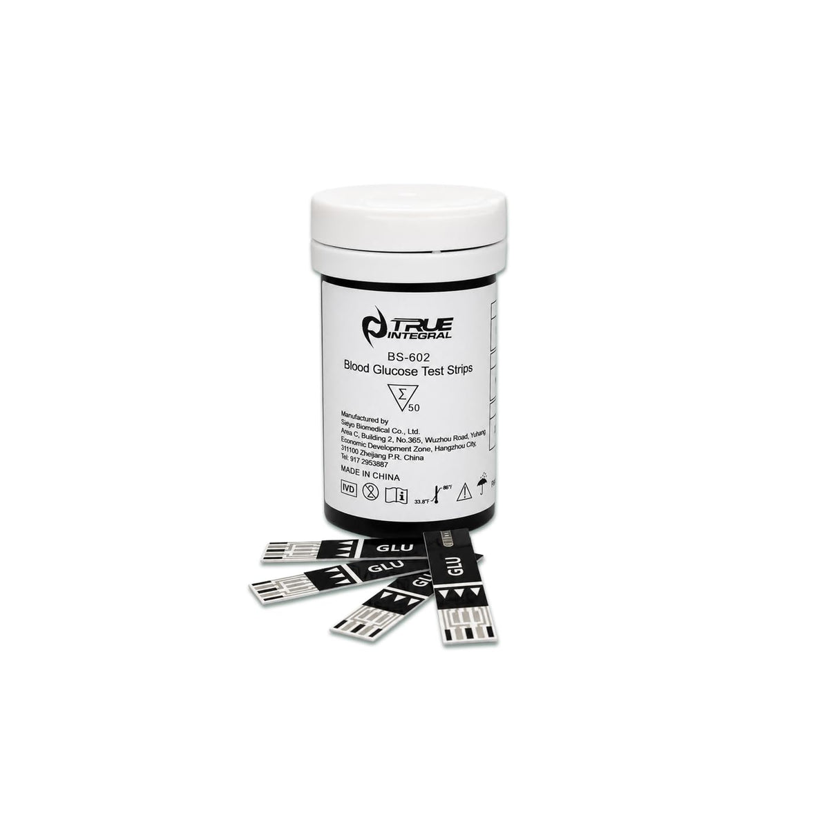 Blood Glucose Test Strips, 50 Count B91869