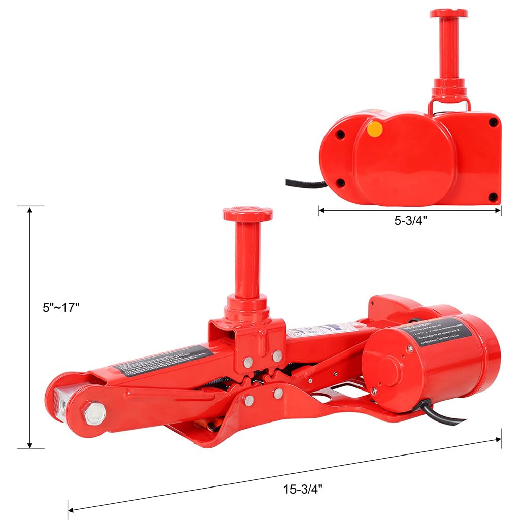 3 Ton Electric Scissor Jack Kit with Carry Case S2025