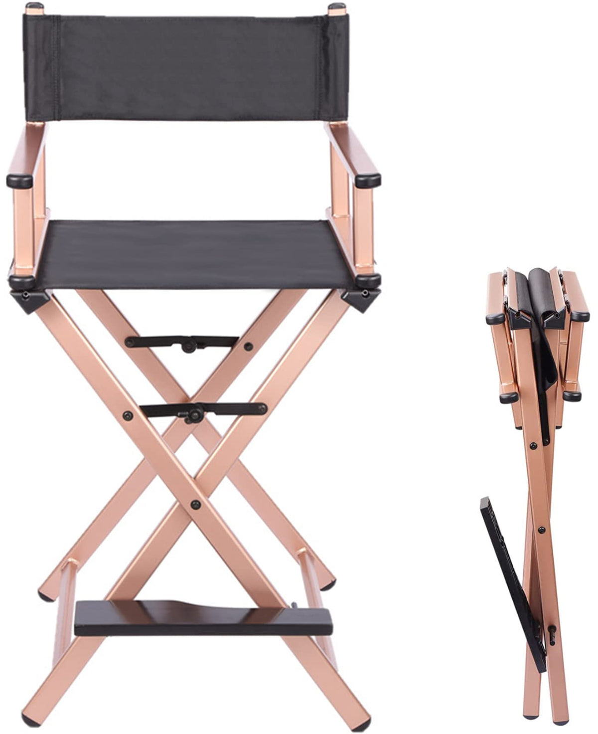 Portable Folding Director's Chair Lightweight Aluminum K37146