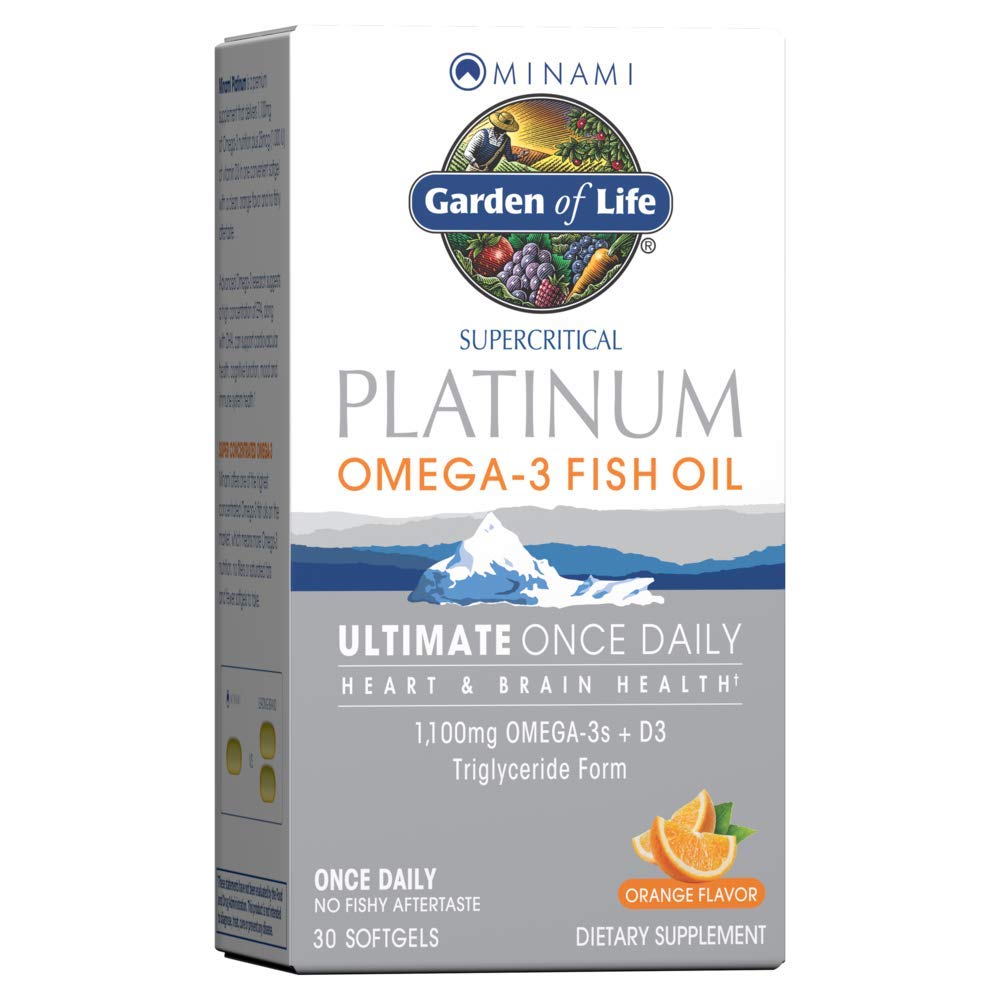 Orange 30 Softgels Omega 3 Fish Oil Supplement U1290