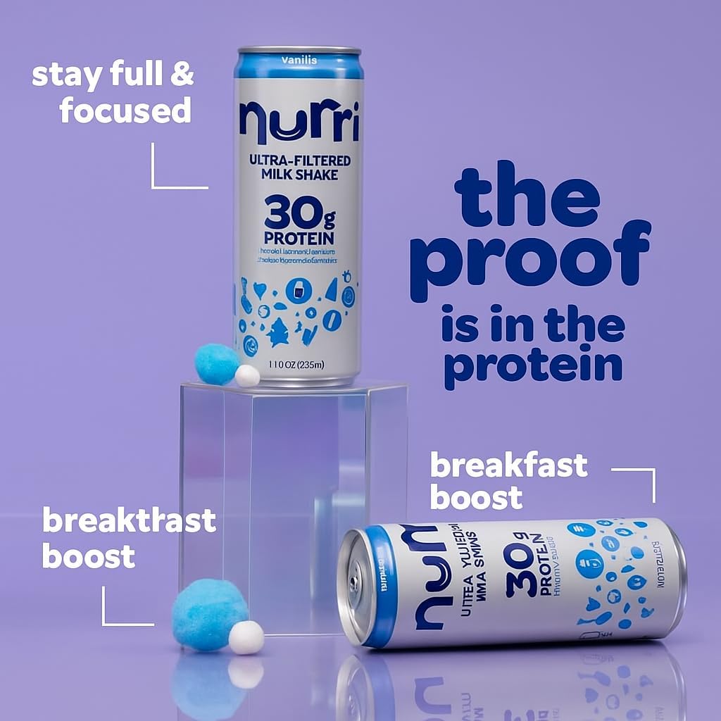 Vanilla 12-Pack Lactose Free Milk Shake F50958
