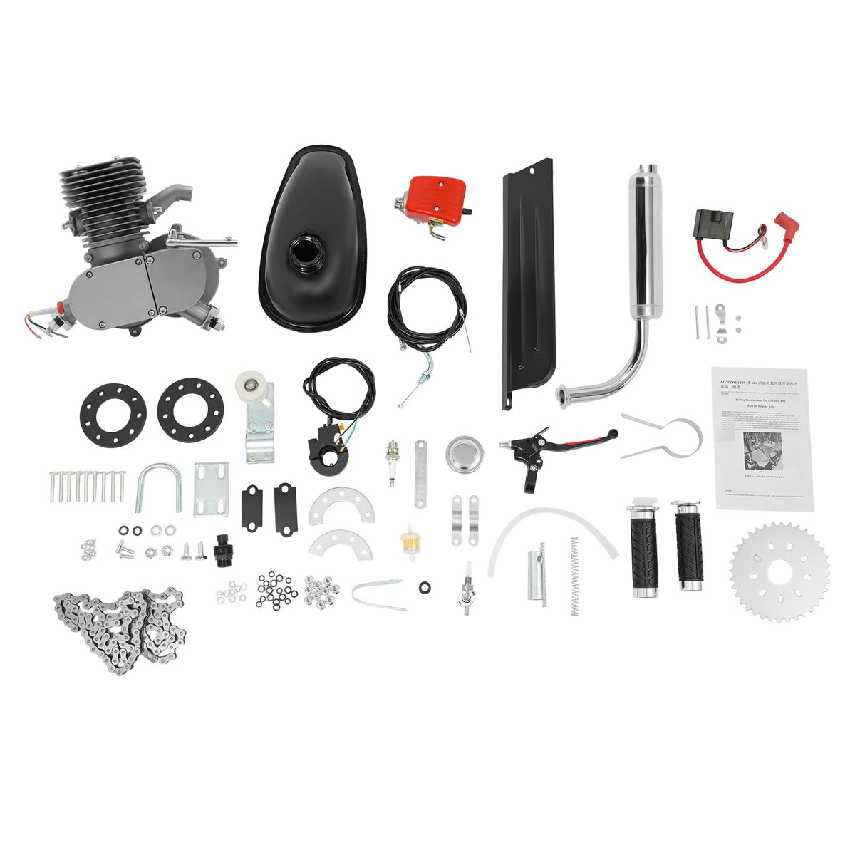2 Stroke 100cc Bike Engine Kit with Air-Cooling System V29511