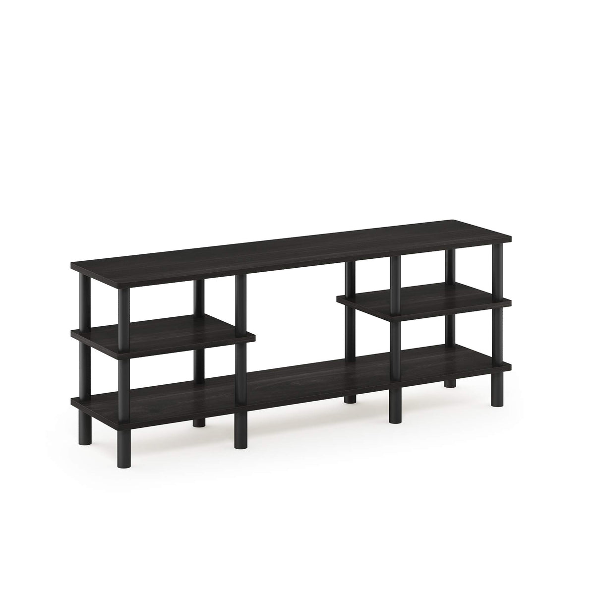 Black Espresso 3-Tier TV Stand S716