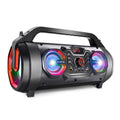 Portable Bluetooth Speaker with Subwoofer, FM Radio, RGB Lights, 30W M56977