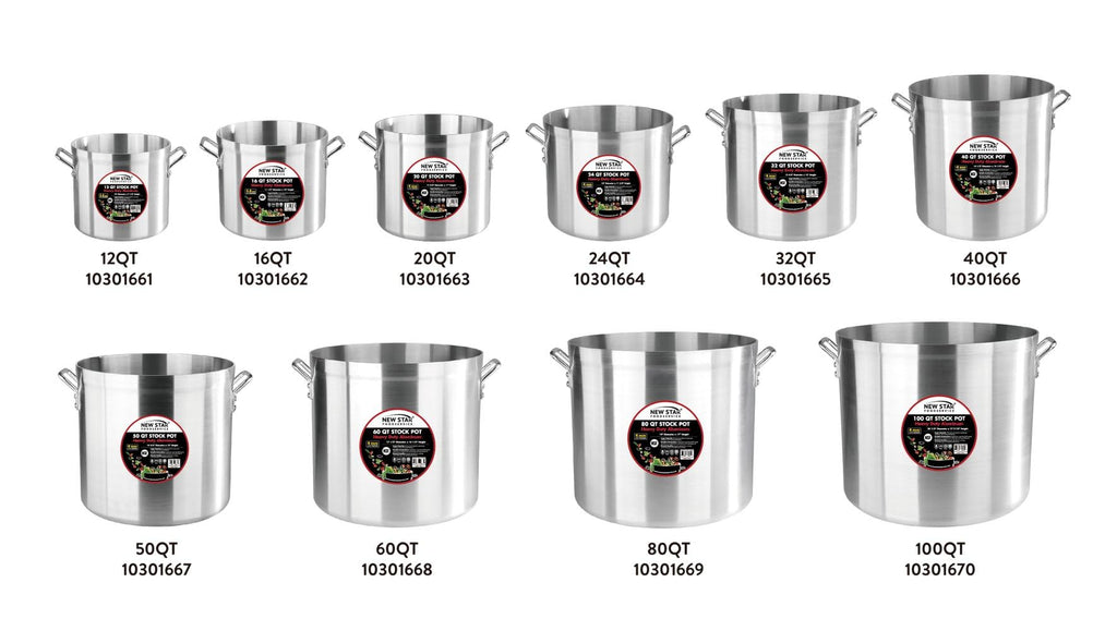 60 Qt Aluminum Stock Pot A6506