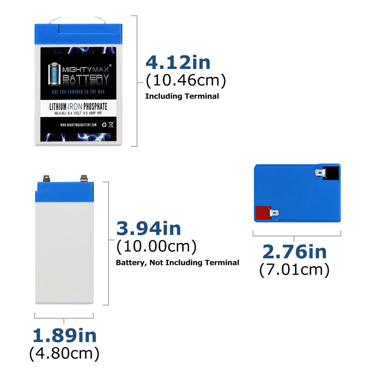 6V 4.5AH Lithium Replacement Battery Z404373