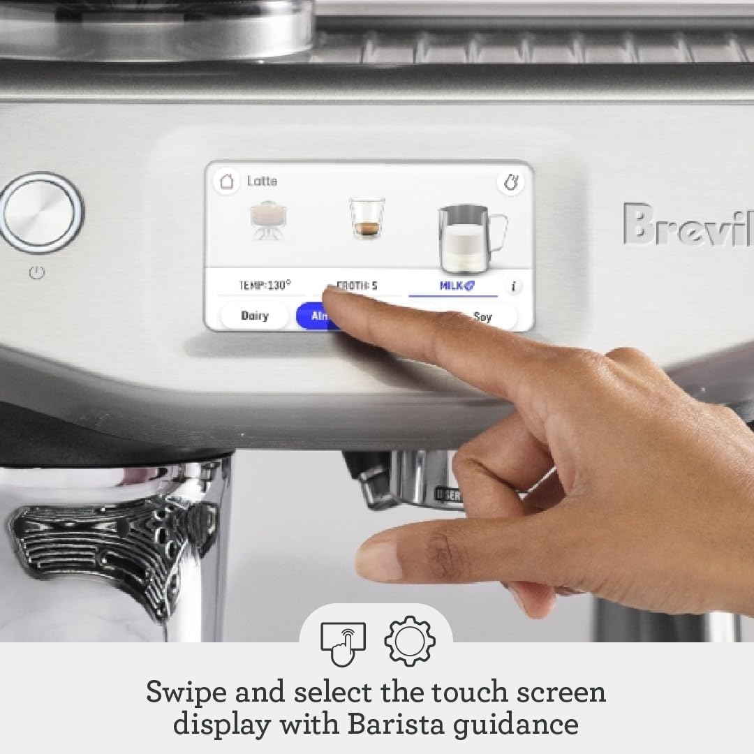 Espresso Machine Brushed Stainless Steel R835679