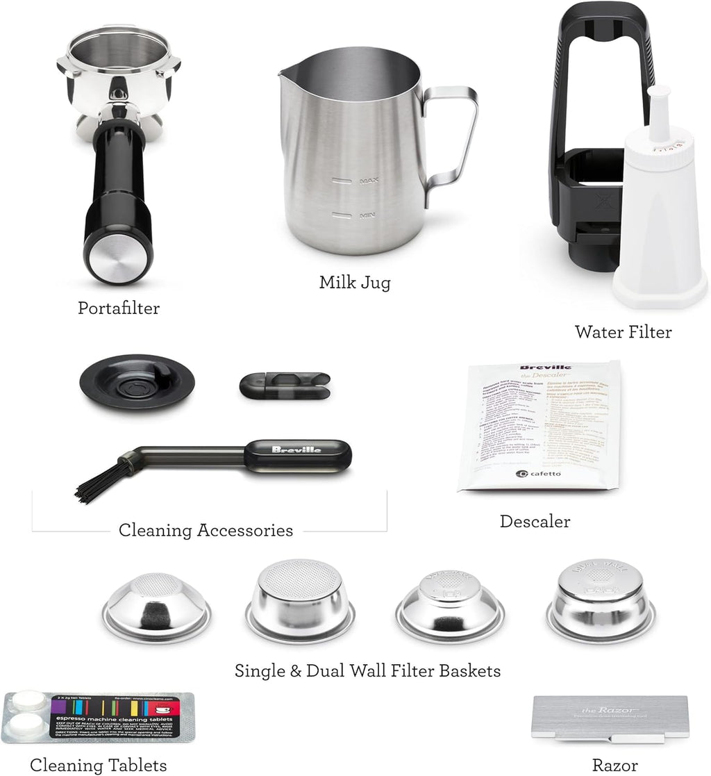Espresso Machine Brushed Stainless Steel R835679