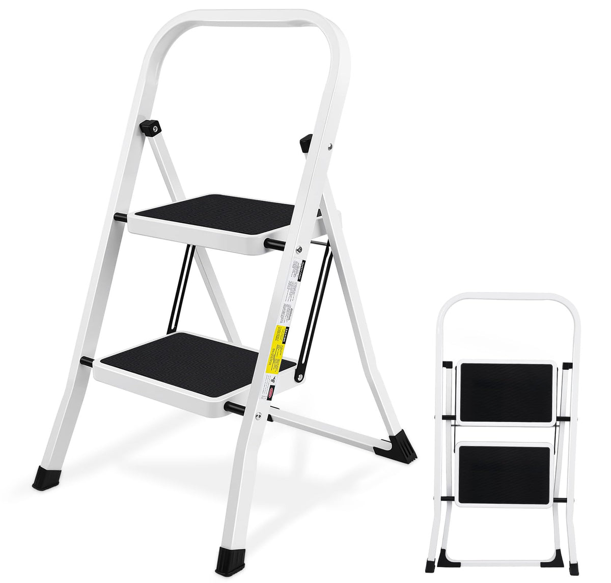 2 Step Folding Stool with Anti-Slip Pedal S52332