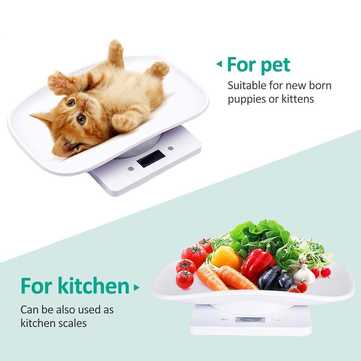 Digital Pet Scale with Tape Measure D3863