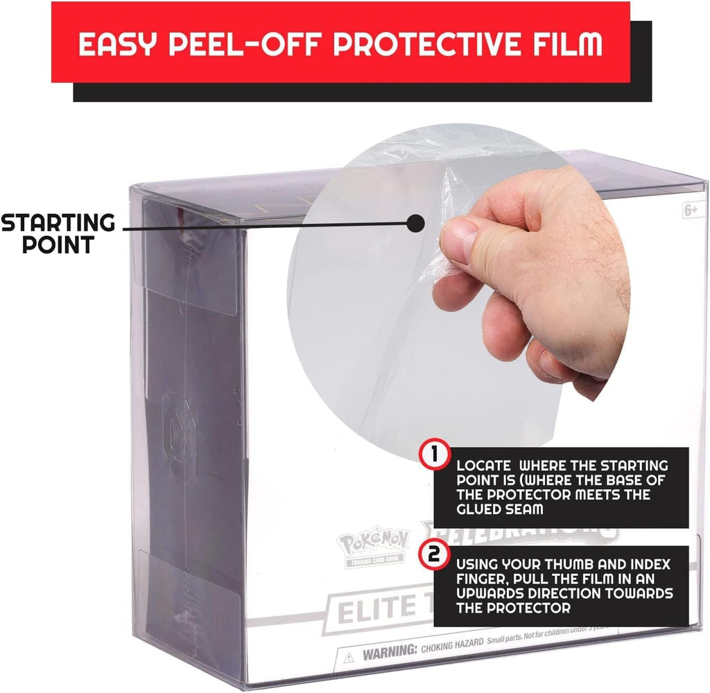 Clear PET Display Case 5-Pack + 2-Pack K8928