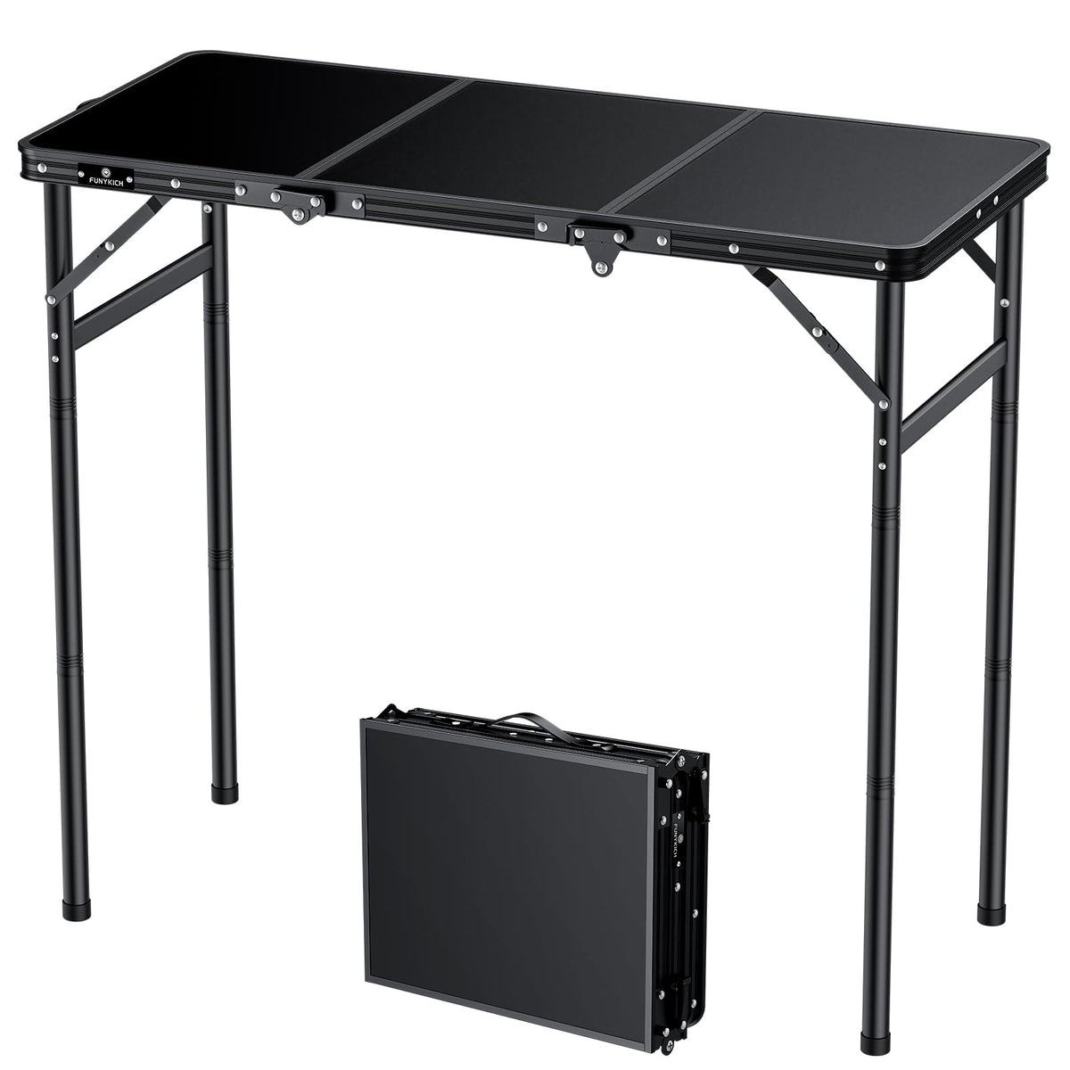 Aluminum Folding Camping Table 3 Height Adjustable N761979