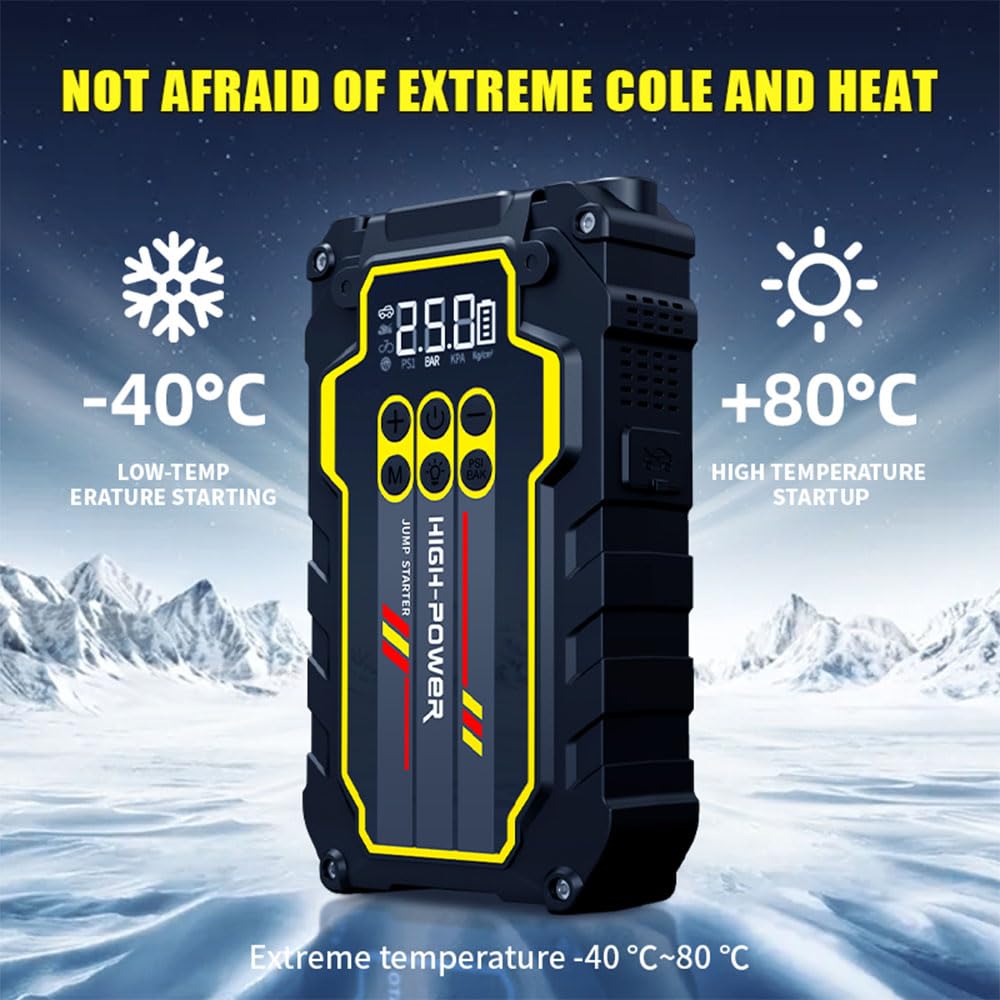 4000A 12V Portable Jump Starter with Air Compressor R5591