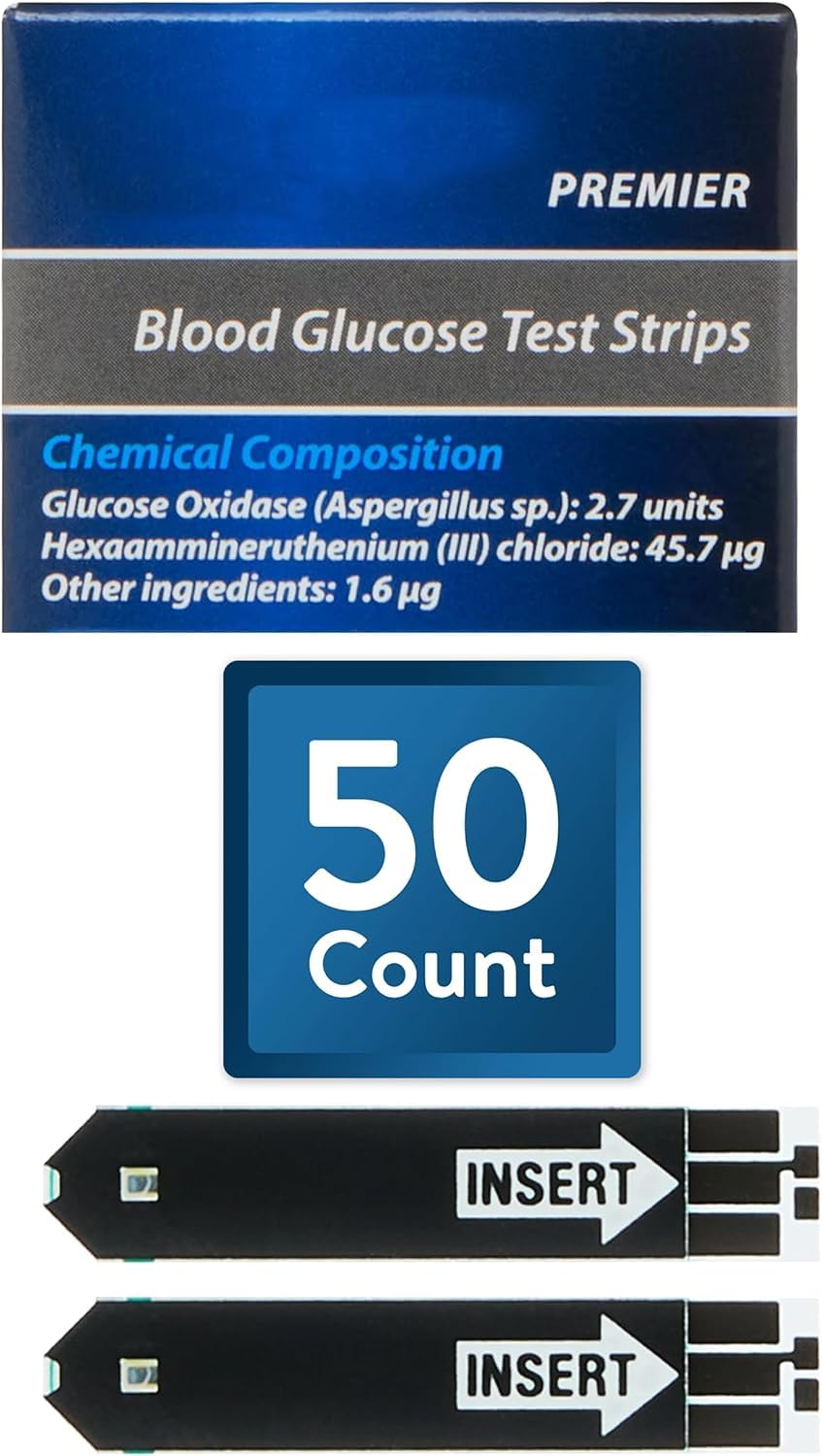 Blood Glucose Test Strips 50 Count W848