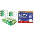 Adult Incontinence Underwear and Wet Wipes Bundle V23215