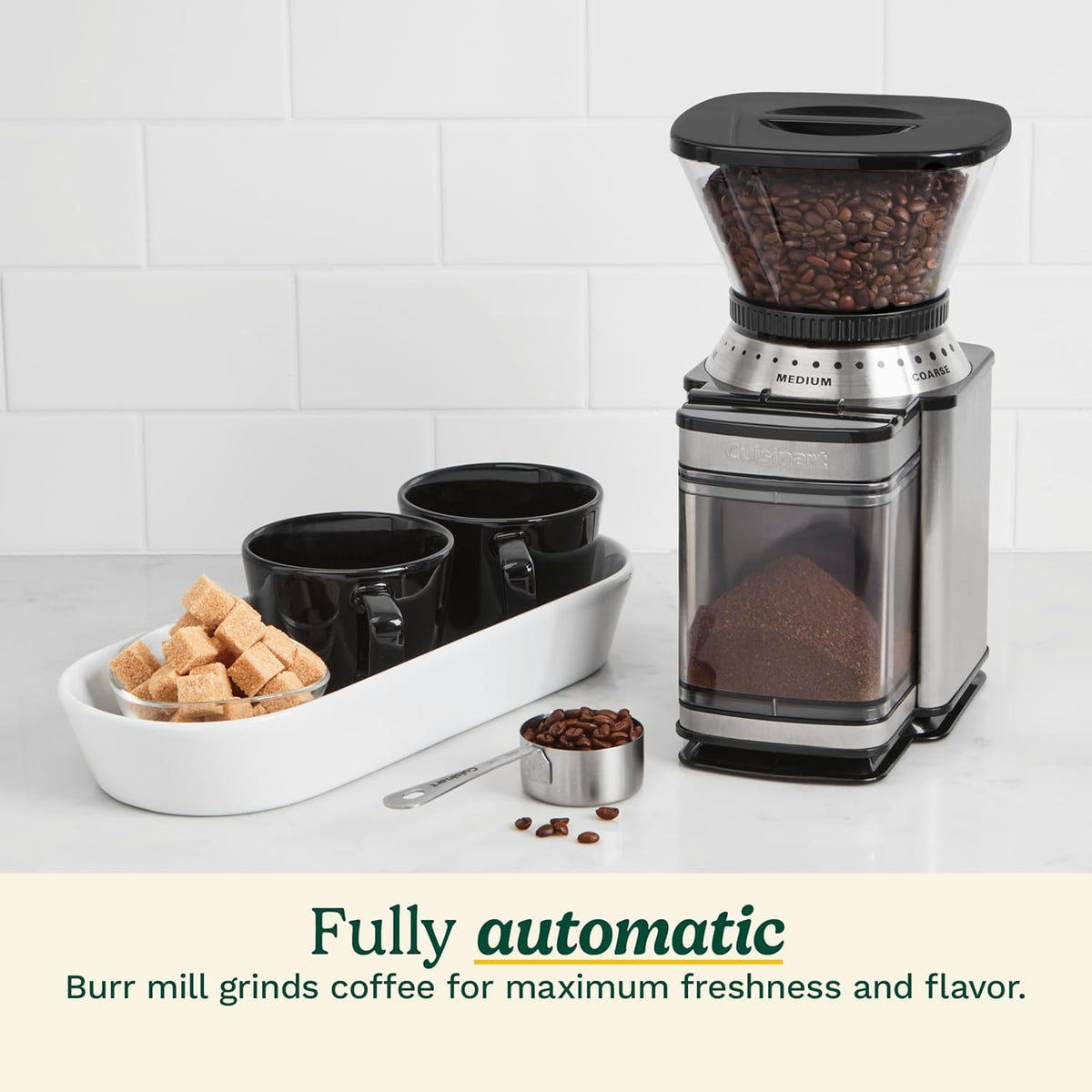 Electric Burr Coffee Grinder with 18-Position Grind Selector W2423