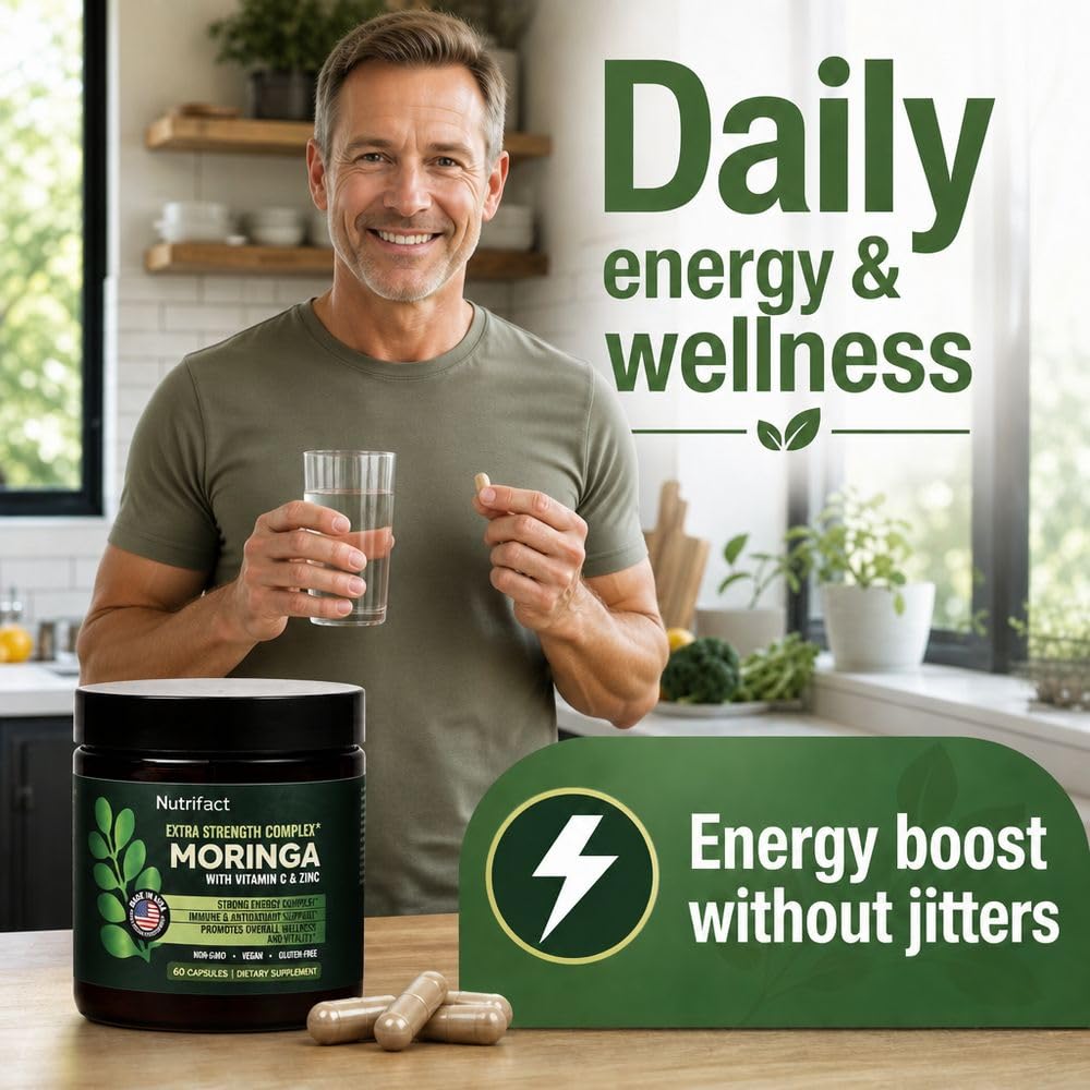 Moringa Capsules with Vitamin C, Zinc & L-Lysine K466103