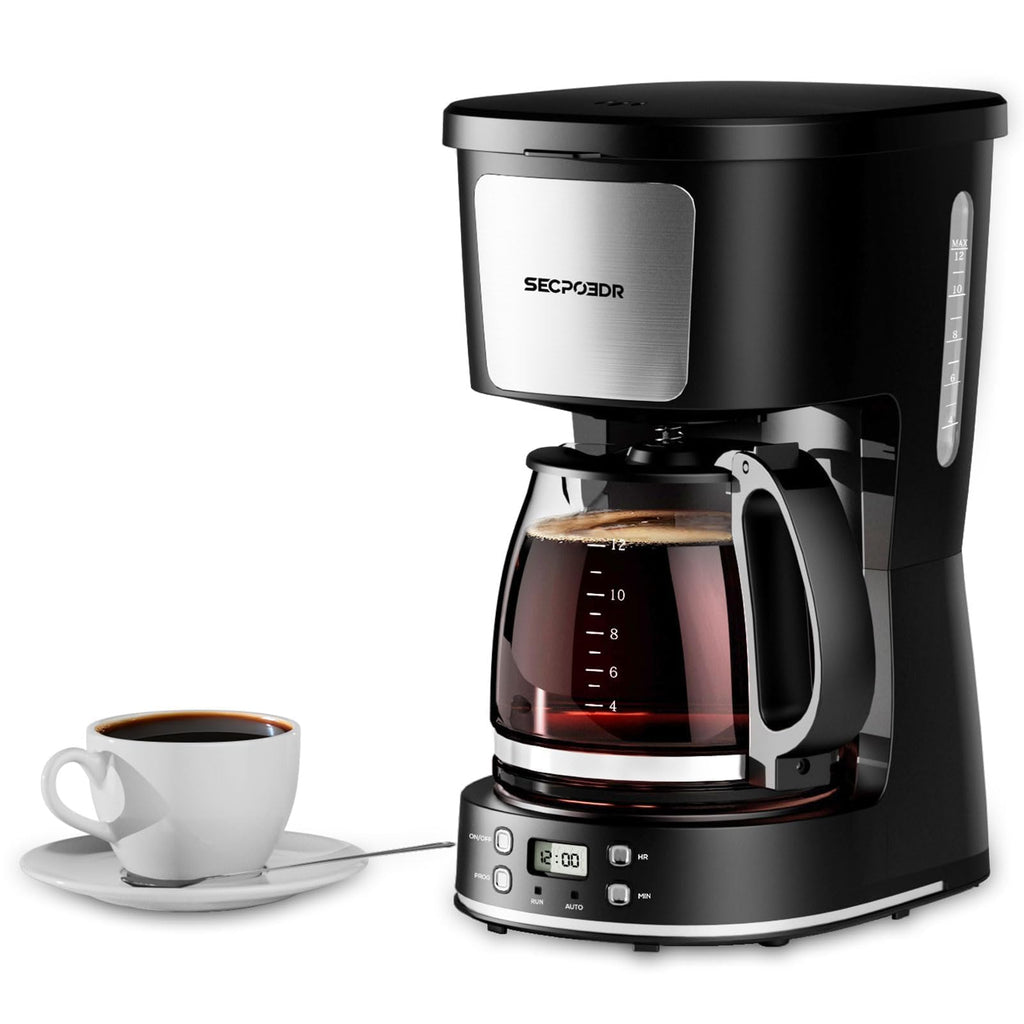 12 Cup Programmable Coffee Maker with Reusable Filter N662