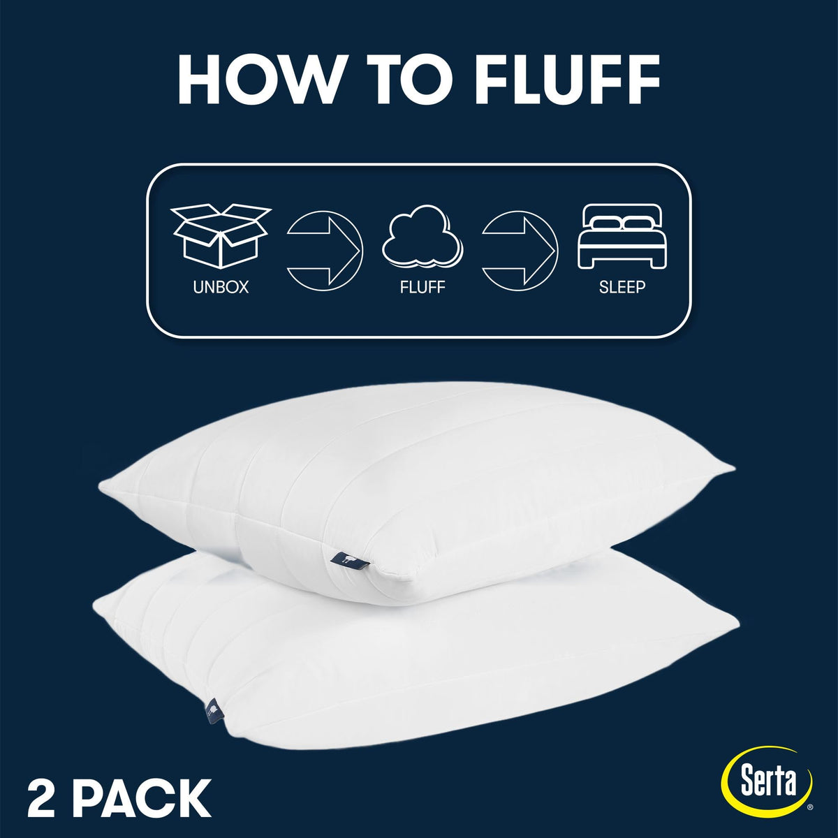 King 2 Pack Cooling Bed Pillows D84138