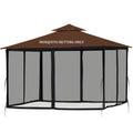 10x12 FT Black Mosquito Netting E1300