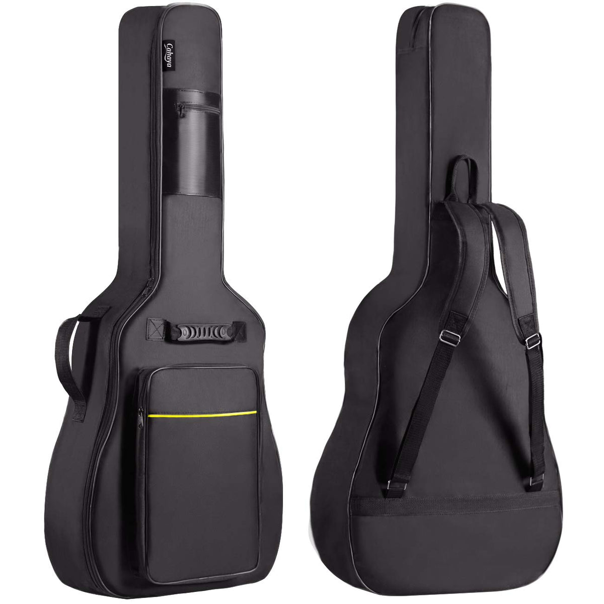 41 In 0.35 In Thick Padding Soft Guitar Bag Black K32553