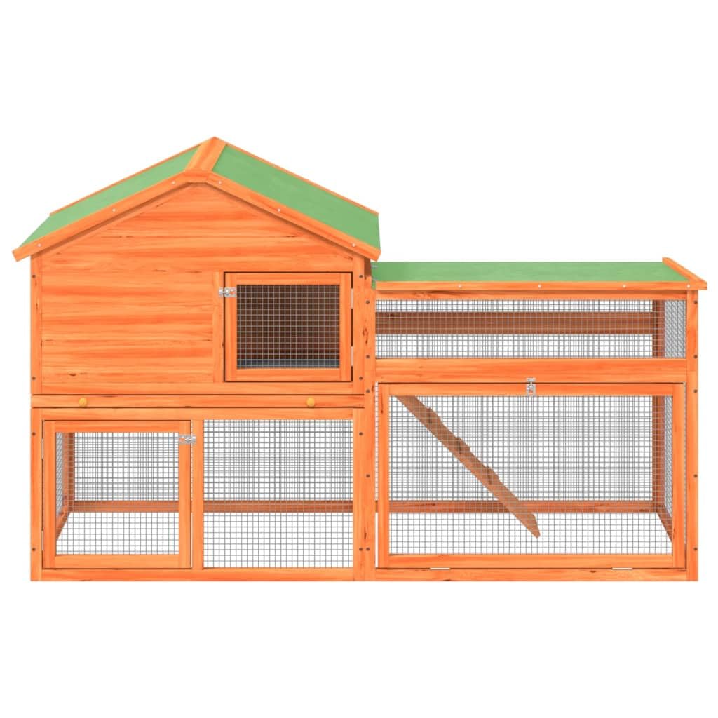 2-Tier Wooden Rabbit Hutch N658137