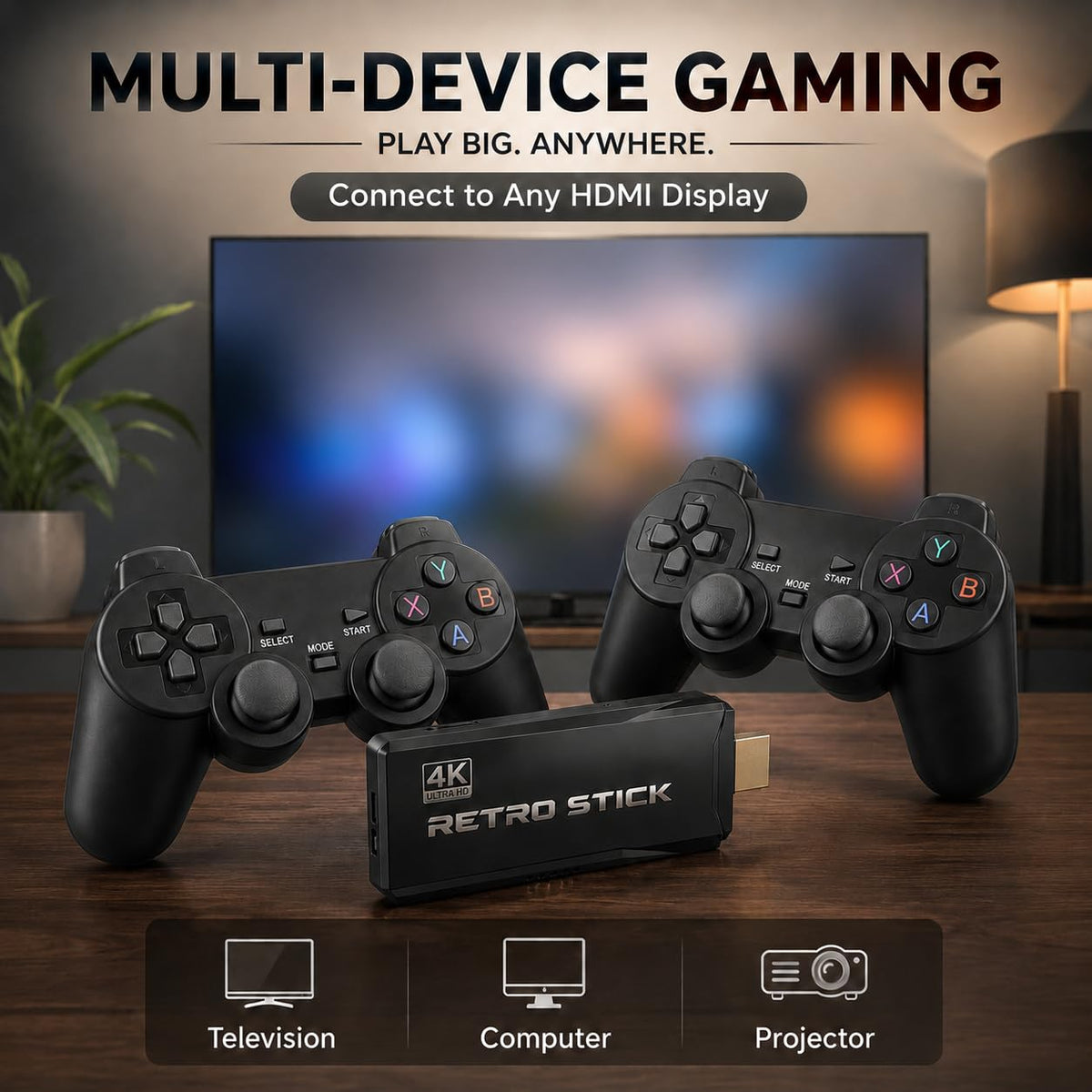 4K HDMI Retro Gaming Console U3955
