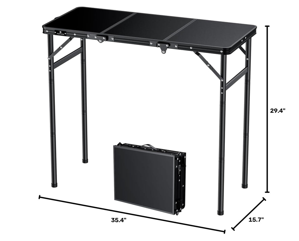 Aluminum Folding Camping Table 3 Height Adjustable N761979