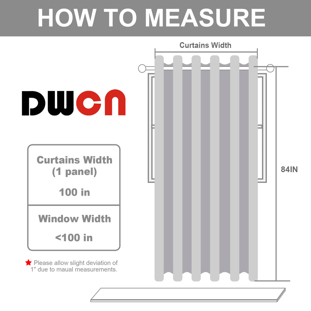 Dark Grey Thermal Blackout Room Divider Curtain Panel X754385
