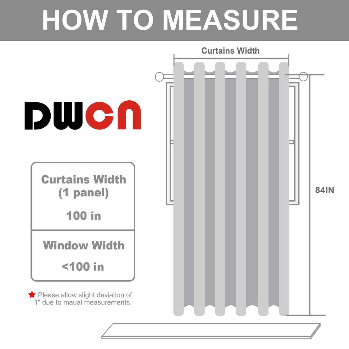 Dark Grey Thermal Blackout Room Divider Curtain Panel X754385