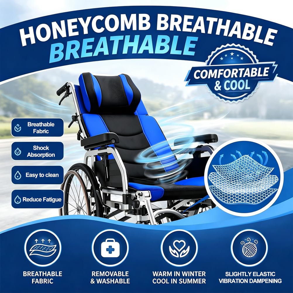 Reclining Wheelchairs with Elevating Leg Rests N173963