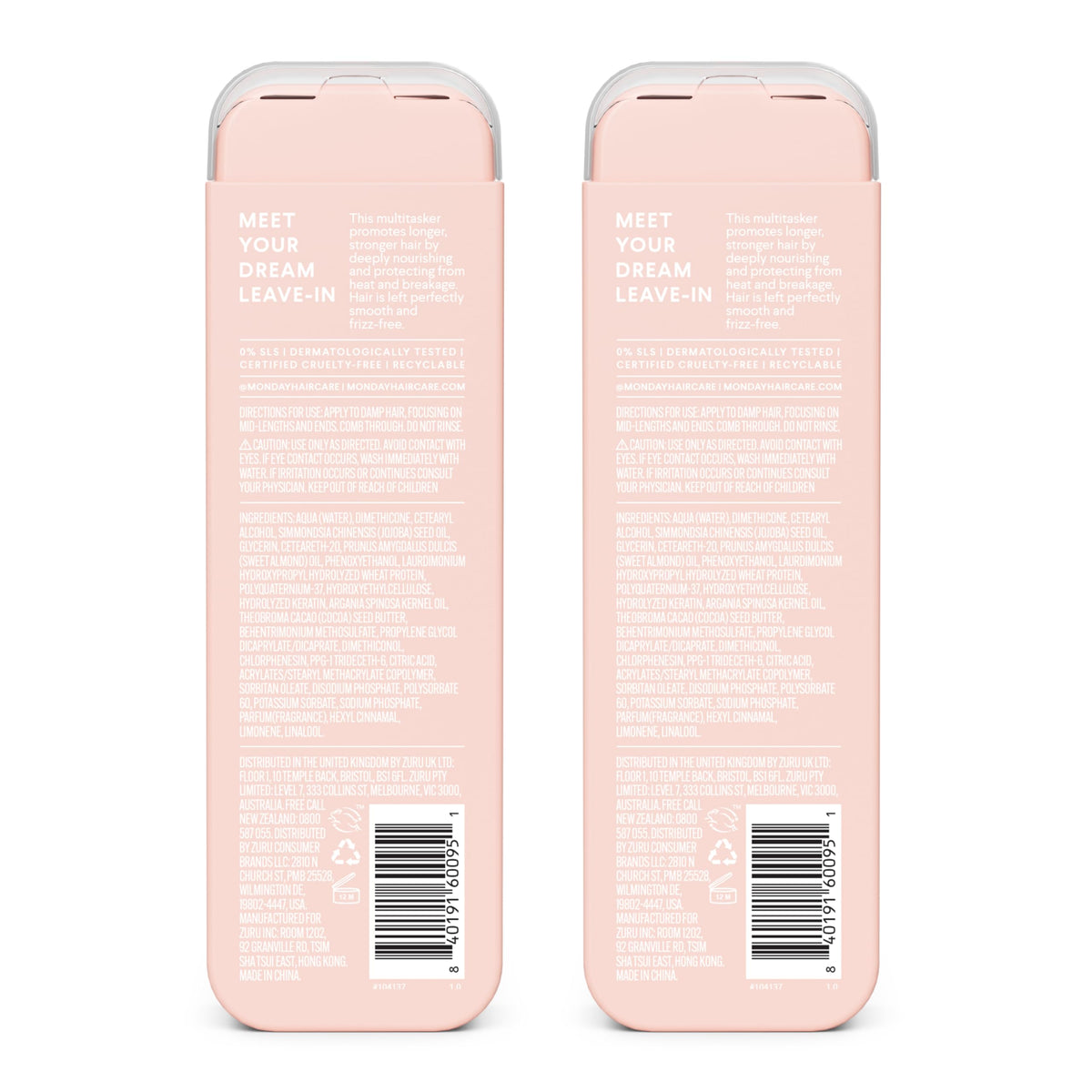 Leave-in Conditioner 5 Oz Dual Pack T724