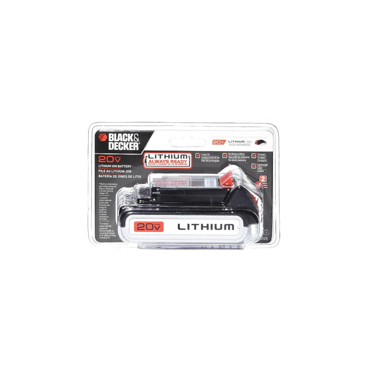20V MAX 1.5Ah Lithium Ion Battery V3764