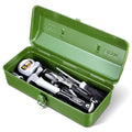 15-Inch Green Metal Storage Box with Lock E8170