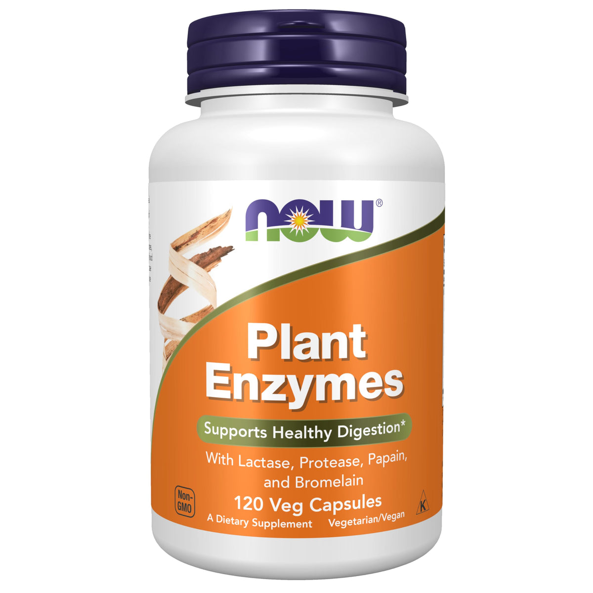 Plant Enzymes Lactase Protease Bromelain 120 Veg Caps L664763