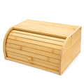 Large Natural Bamboo Roll Top Bread Box S65339
