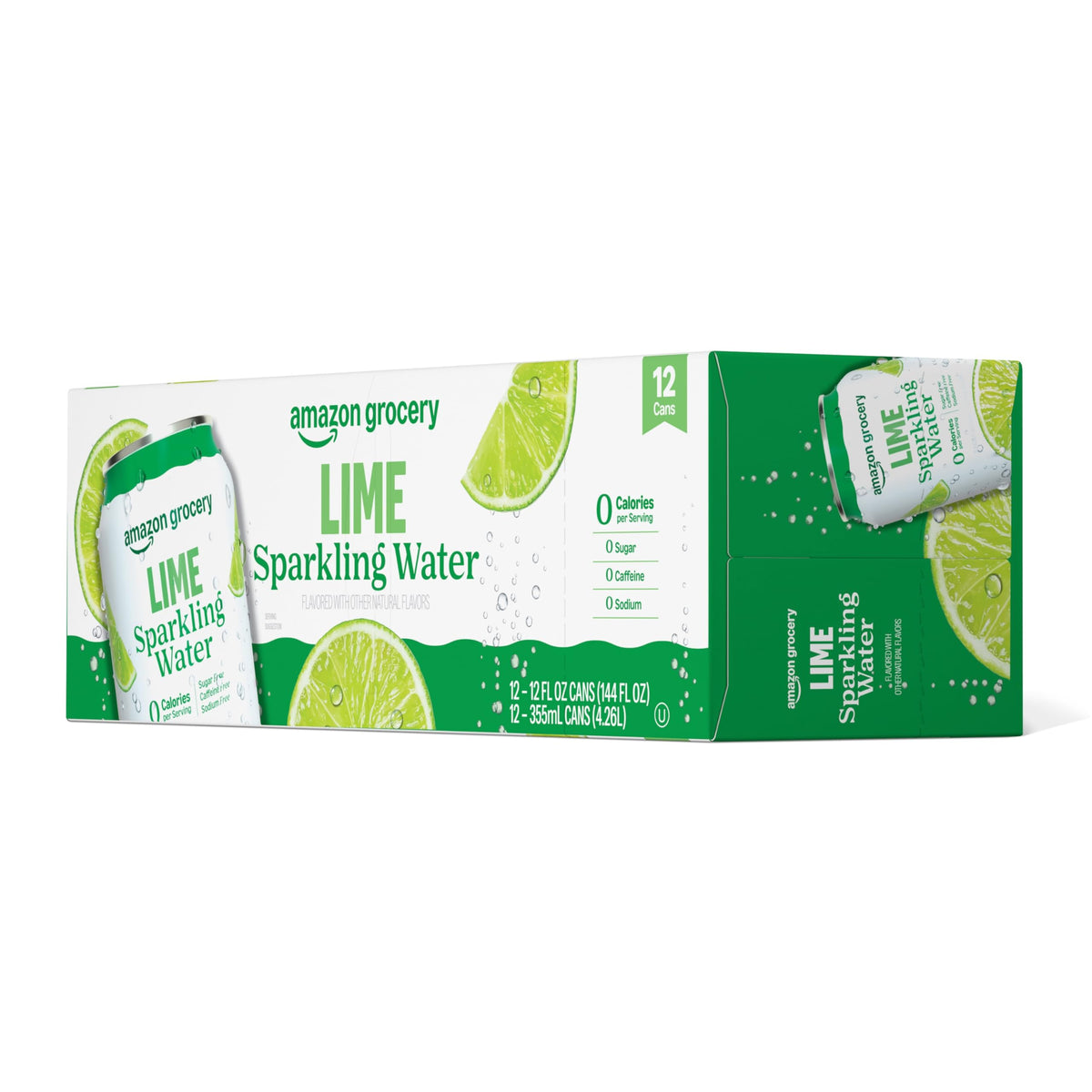 Sparkling Water Lime 12 Fl Oz 12 Cans R53067