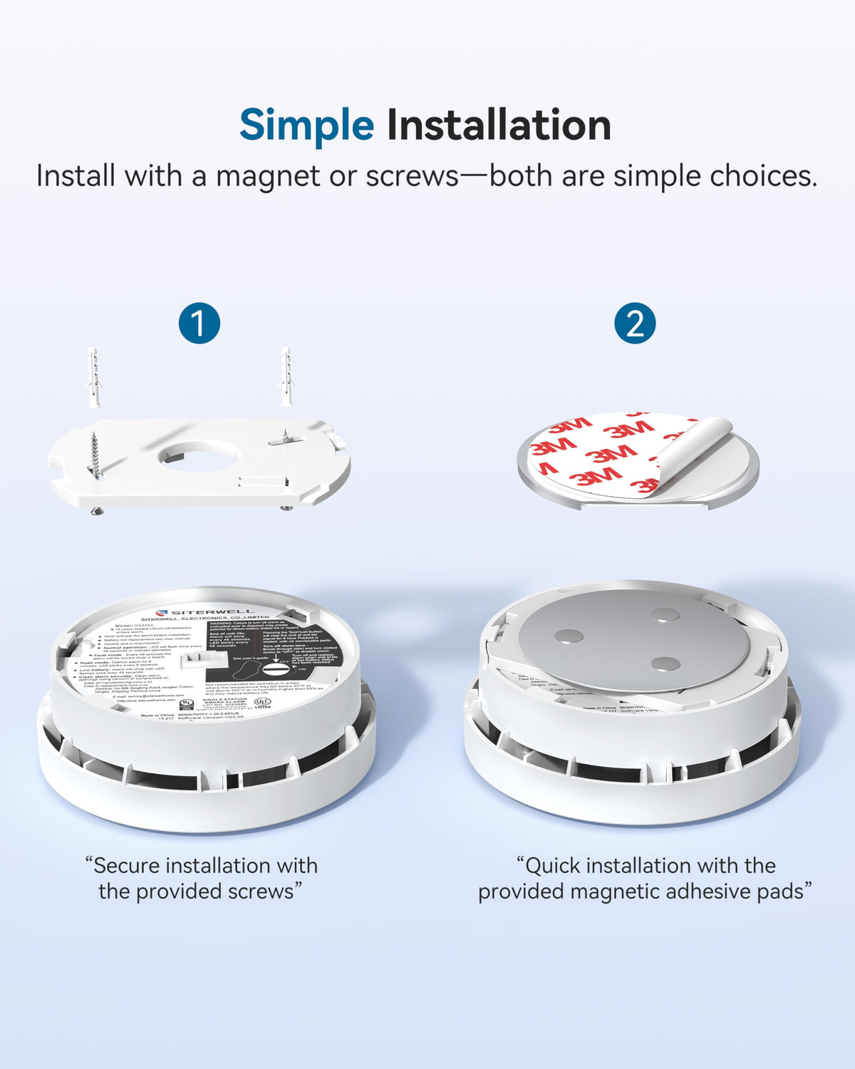Smoke Detector 10 Year Battery Smoke Alarm E2954